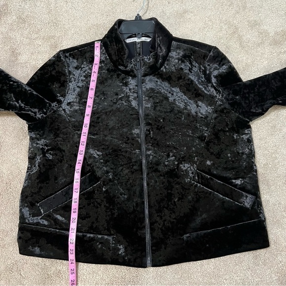 Rachel Roy Velvet Bomber Jacket 2X - Picture 8 of 8
